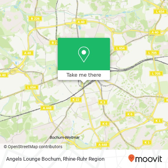 Angels Lounge Bochum, Kortumstraße 9 44787 Bochum map