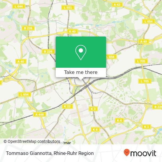 Карта Tommaso Giannotta, Grabenstraße 43 44787 Bochum