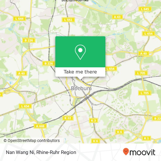 Карта Nan Wang Ni, Kortumstraße 140 44787 Bochum