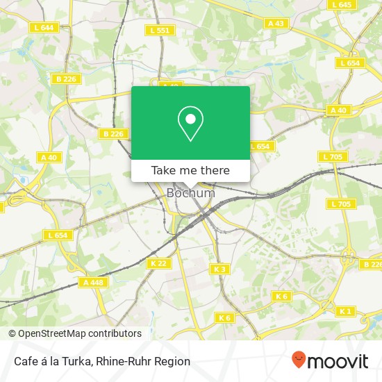 Карта Cafe á la Turka