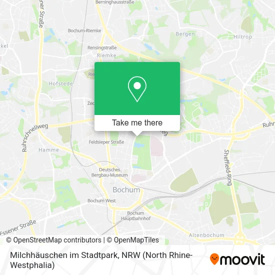 Карта Milchhäuschen im Stadtpark