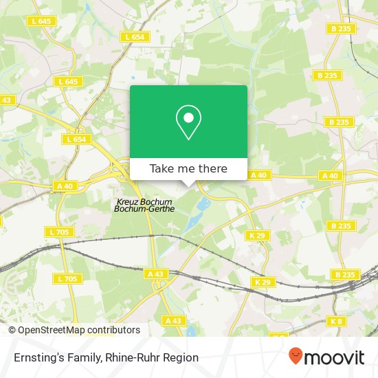 Ernsting's Family, Am Einkaufszentrum Harpen, 44791 Bochum map