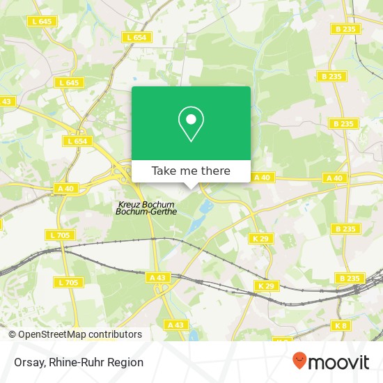 Orsay, Am Einkaufszentrum Harpen, 44791 Bochum map