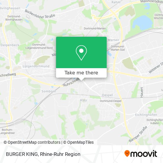 BURGER KING map