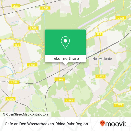 Cafe an Den Wasserbecken, Geranienstraße Sölde, 44289 Dortmund map