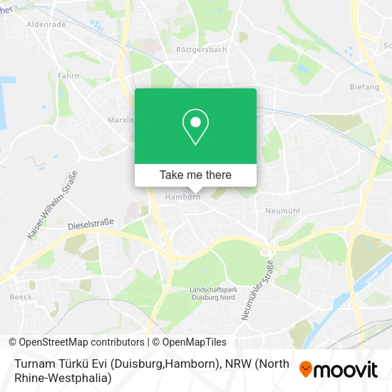 Карта Turnam Türkü Evi (Duisburg,Hamborn)