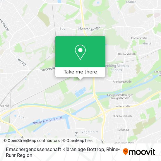 Emschergenossenschaft Kläranlage Bottrop map
