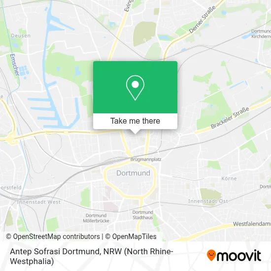 Antep Sofrasi Dortmund map