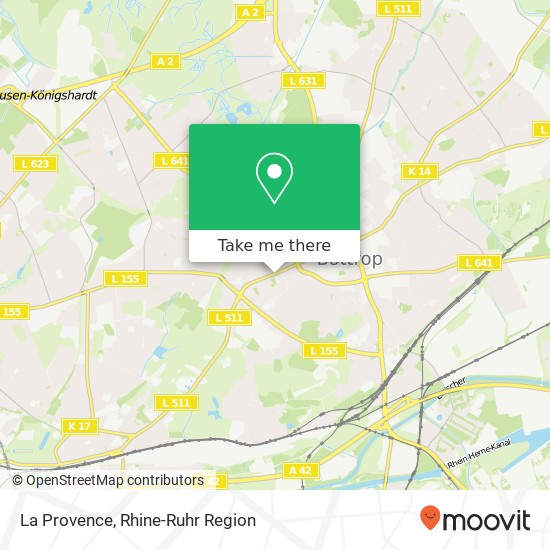 La Provence, Osterfelder Straße 76 46236 Bottrop map