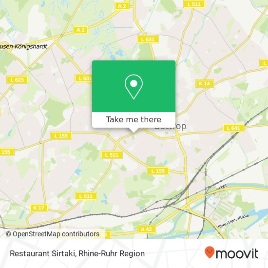 Restaurant Sirtaki, Osterfelder Straße 76 46236 Bottrop map