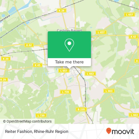 Карта Reiter Fashion, Am Markt 2 44575 Castrop-Rauxel