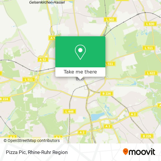stykke lure cirkulation How to get to Pizza Pic in Gelsenkirchen by Bus, Train, Light Rail or  Subway?