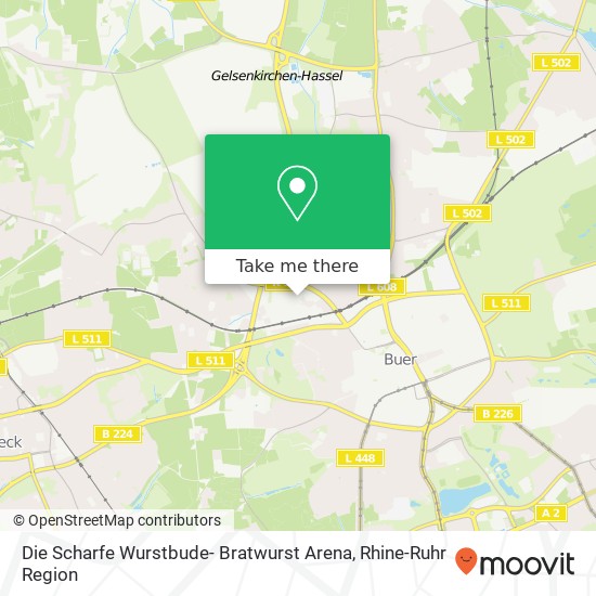 Die Scharfe Wurstbude- Bratwurst Arena, Sperberstraße 21 Buer-Mitte, 45894 Gelsenkirchen map