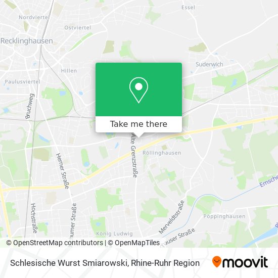 Schlesische Wurst Smiarowski map