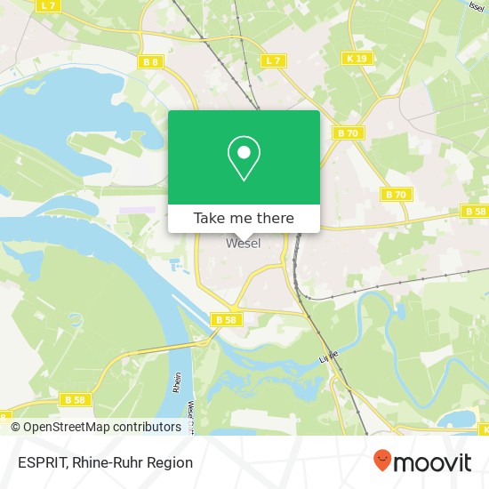 ESPRIT, Hohe Straße 70 46483 Wesel map