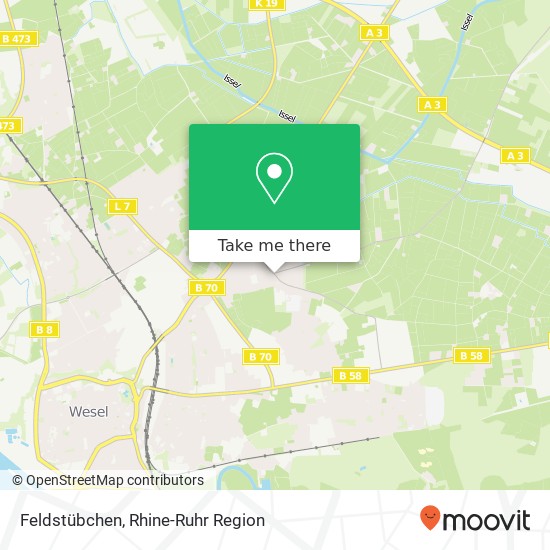 Карта Feldstübchen