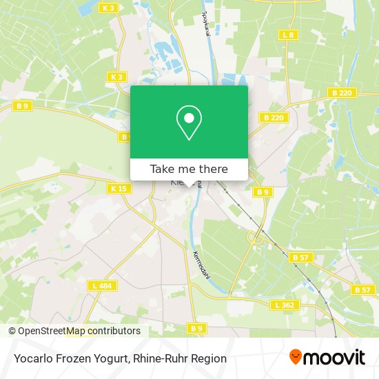 Yocarlo Frozen Yogurt map