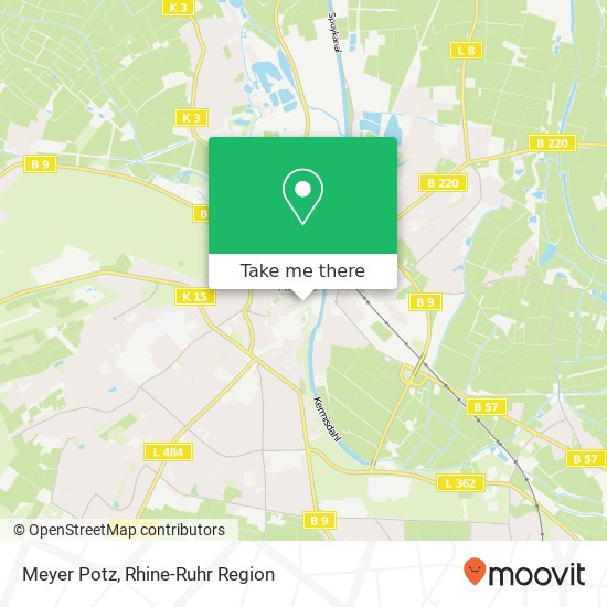 Карта Meyer Potz, Große Straße 64 47533 Kleve