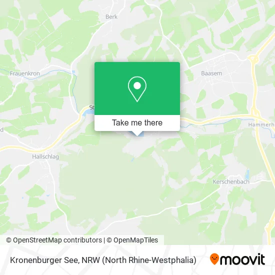 Карта Kronenburger See