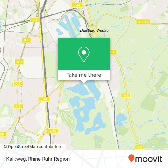 Kalkweg map