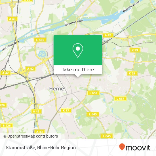 Карта Stammstraße