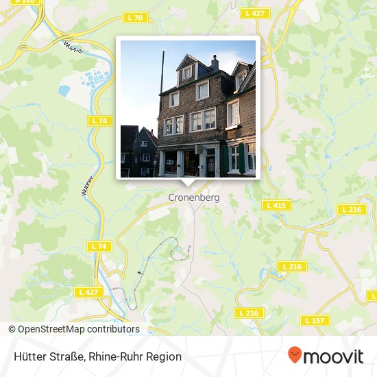 Hütter Straße map