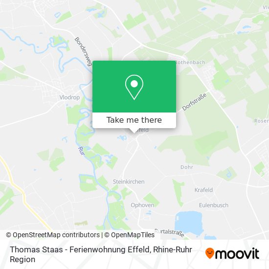Thomas Staas - Ferienwohnung Effeld map
