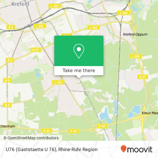 U76 (Gaststaette U 76) map