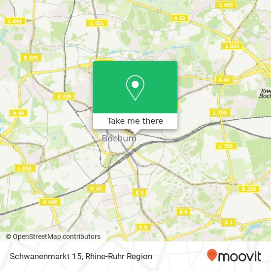 Schwanenmarkt 15 map
