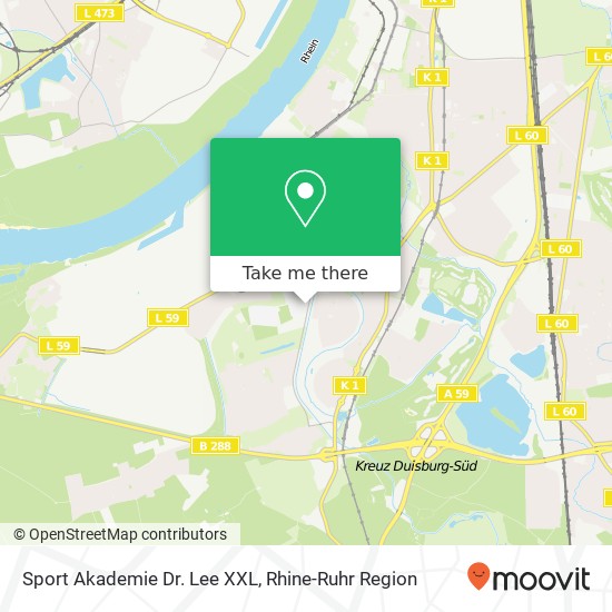 Sport Akademie Dr. Lee XXL map