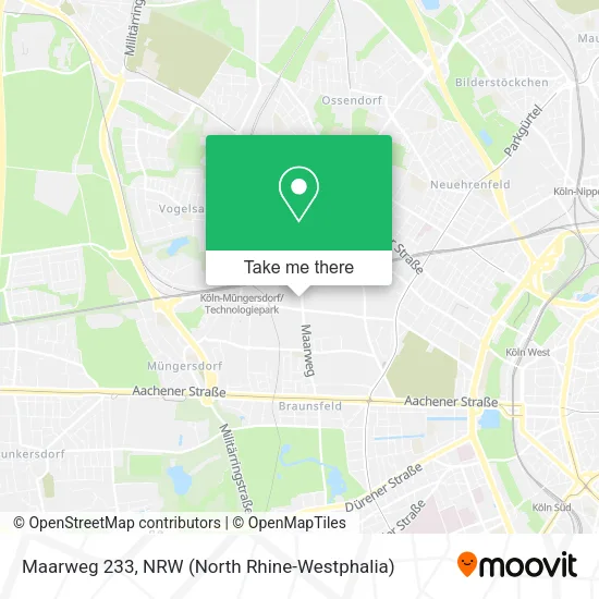 Карта Maarweg 233