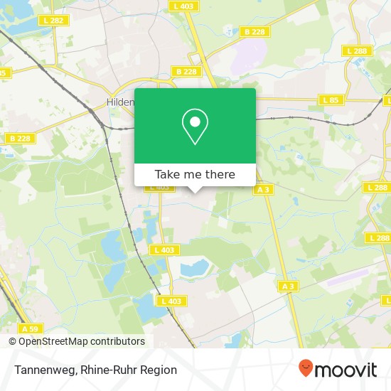 Карта Tannenweg