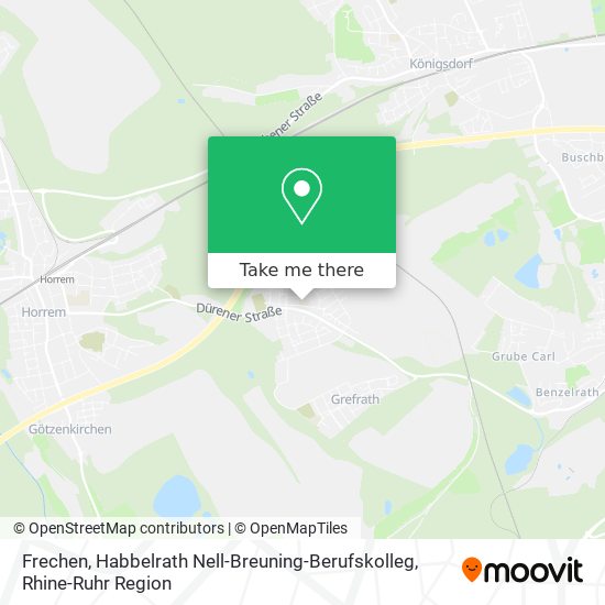 Frechen, Habbelrath Nell-Breuning-Berufskolleg map