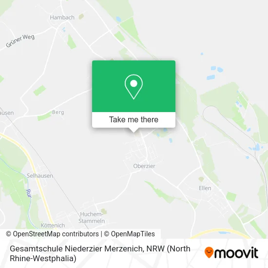 Карта Gesamtschule Niederzier Merzenich