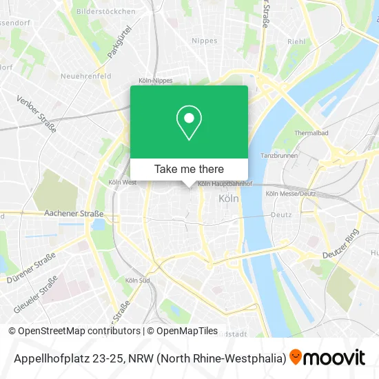 Карта Appellhofplatz 23-25