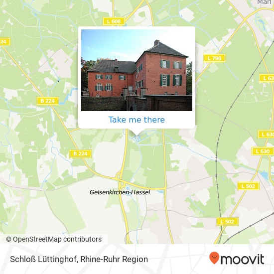 Schloß Lüttinghof map