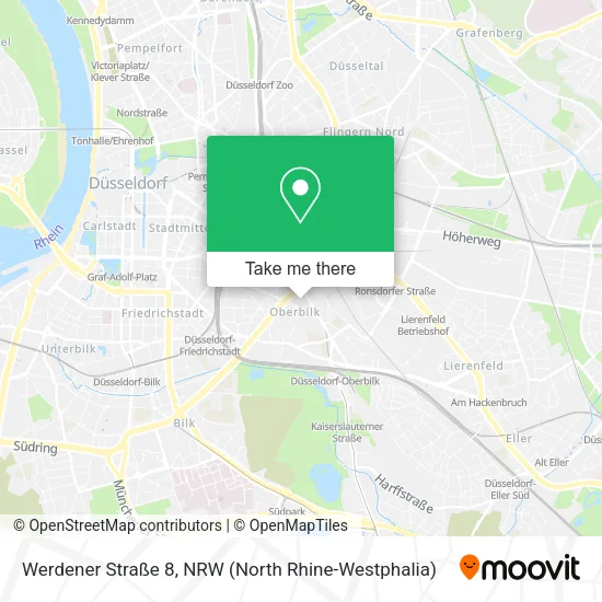 Карта Werdener Straße 8