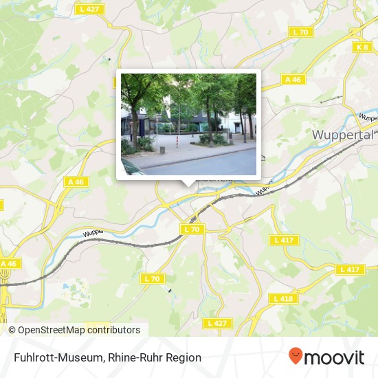 Fuhlrott-Museum map