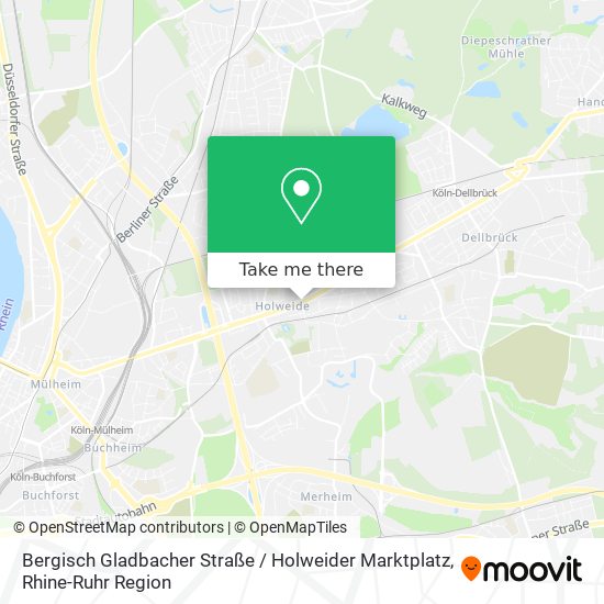 Bergisch Gladbacher Straße / Holweider Marktplatz map