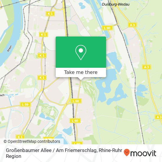 Großenbaumer Allee / Am Friemerschlag map