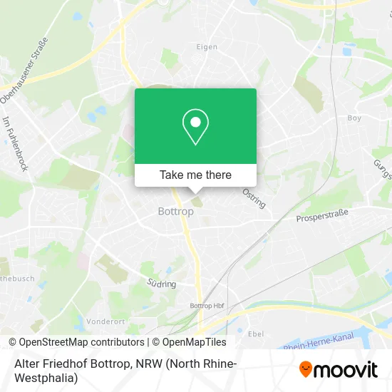 Alter Friedhof Bottrop map