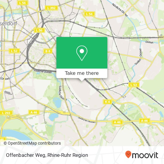 Offenbacher Weg map