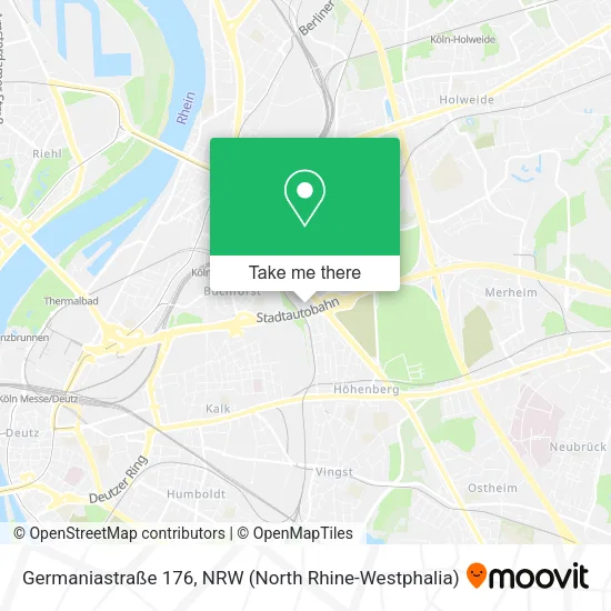 Карта Germaniastraße 176
