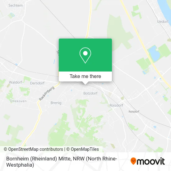 Карта Bornheim (Rheinland) Mitte