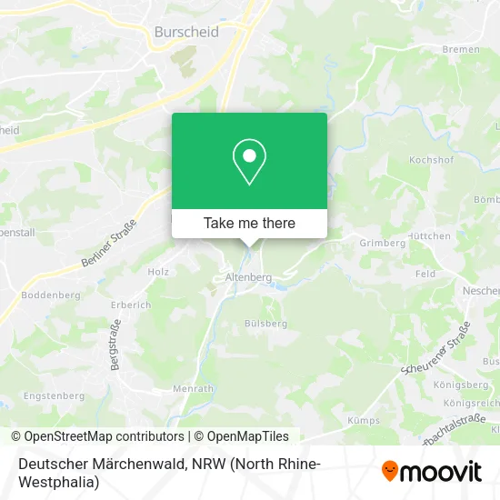 Deutscher Märchenwald map