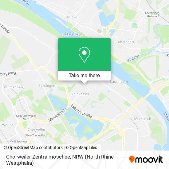 Карта Chorweiler Zentralmoschee