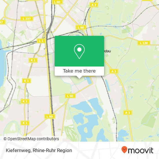 Kiefernweg map