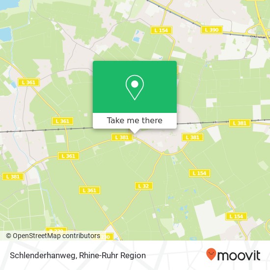 Schlenderhanweg map