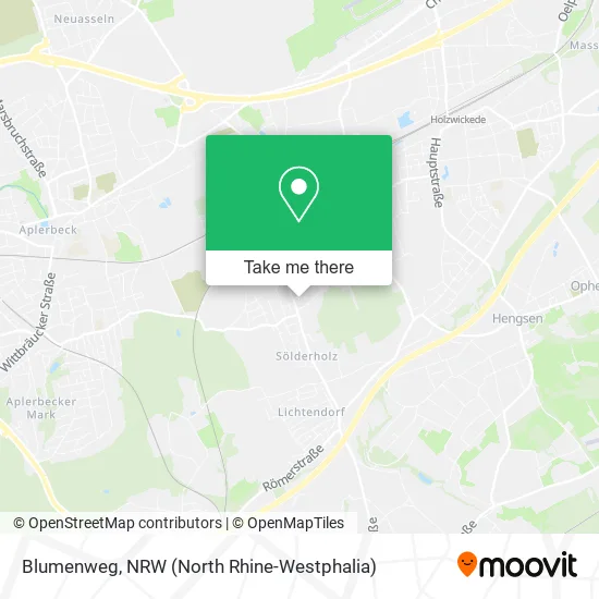 Карта Blumenweg