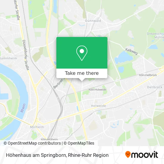 Карта Höhenhaus am Springborn